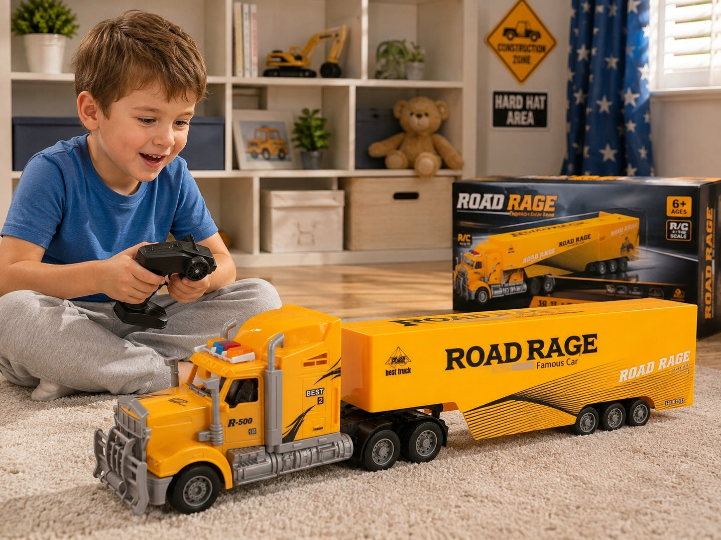 TRUCK TIR RC REMOTE CONTROLLED TOW TRUCK DETACHABLE SEMI-TRAILER PILOT LIGHT Manufacturer code 5906302710355