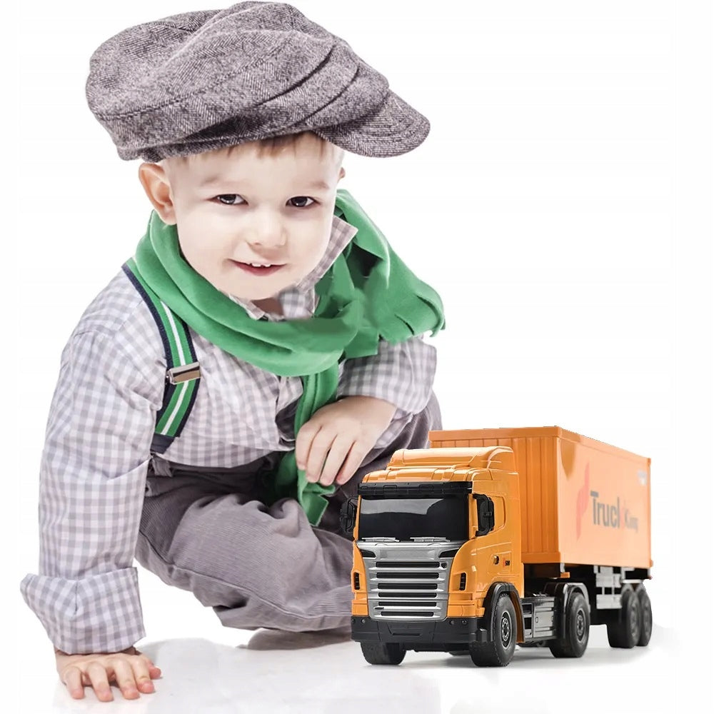 TRUCK WITH SEMI-TRAILER TRACTOR SADDLE LIGHTS Remote Controlled 55cm RC EAN (GTIN) 5905698392367