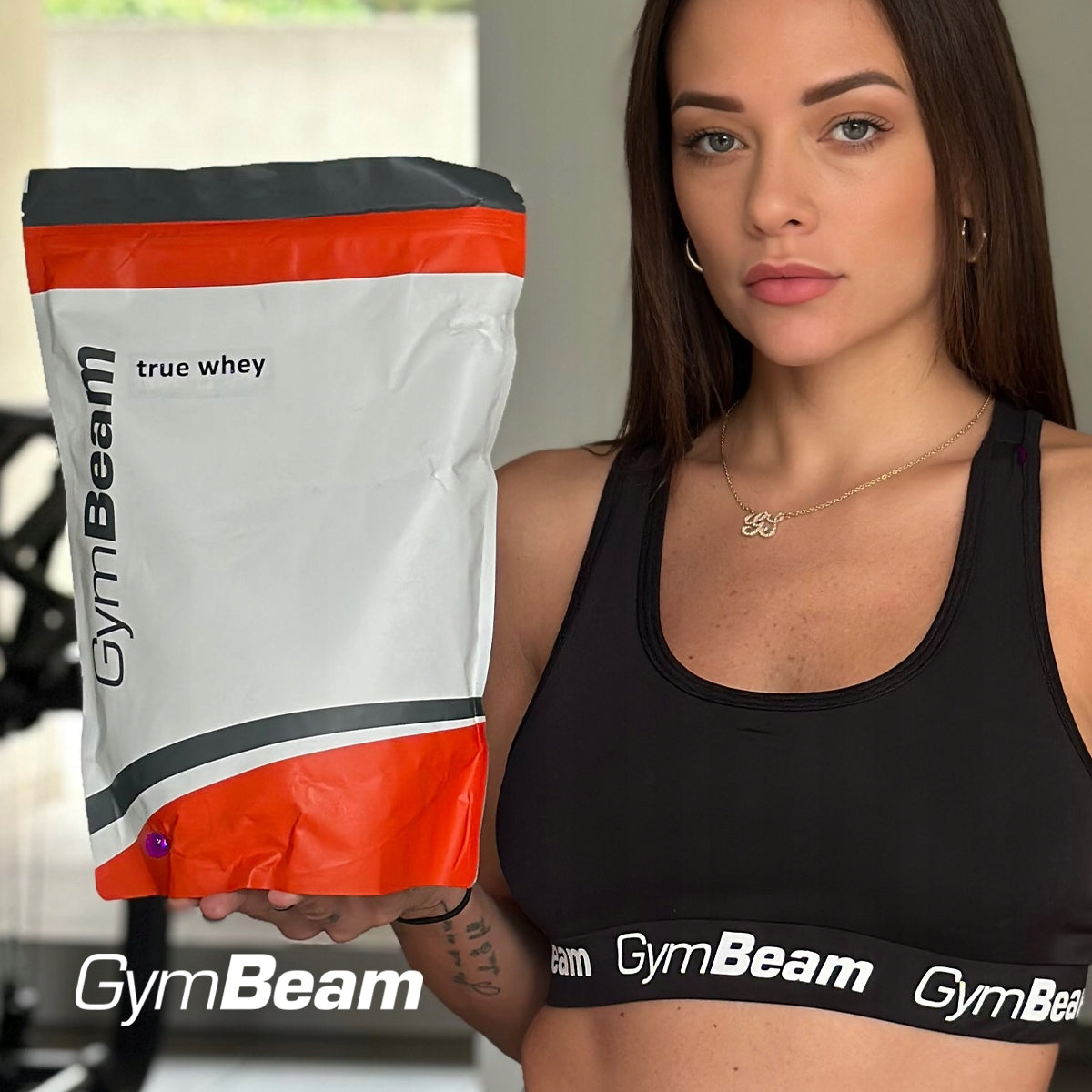 TRUE WHEY PROTEIN SUPPLEMENT WPC PROTEIN MASS GymBeam 1000 g vanilla stevia Expiration date at least 1 year from the date of purchase
