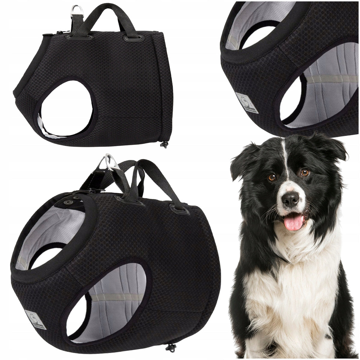 TRUELOVE EXPEDITION BLACK XL CERTIFIED DOG HARNESS