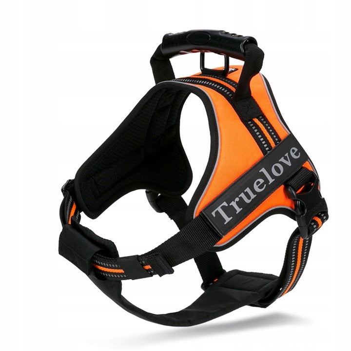 TRUELOVE Outdoor Dog Harness Orange L