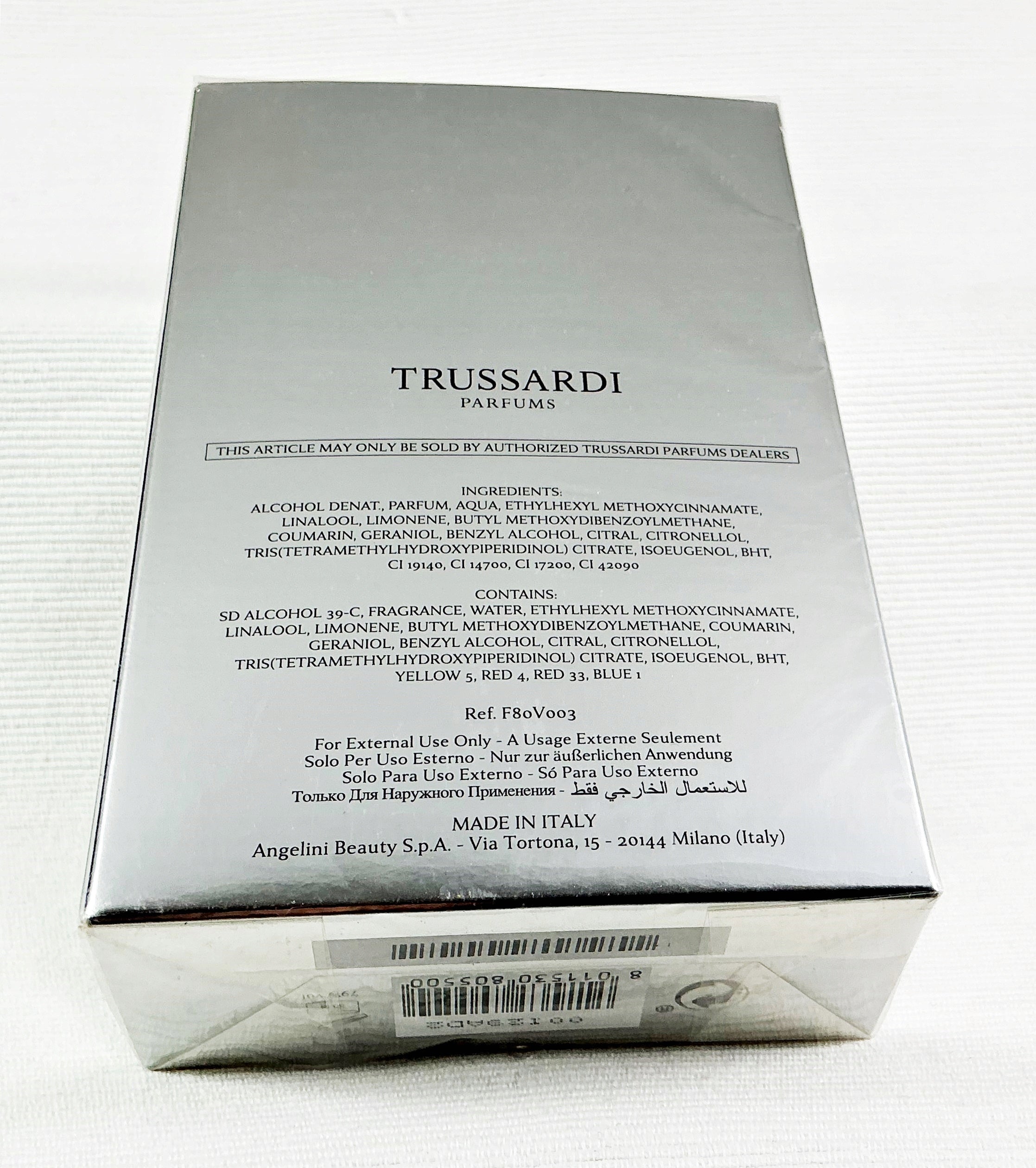 TRUSSARDI Riflesso 100 ml Eau de Toilette - Unique Manufacturer code 8011530805500