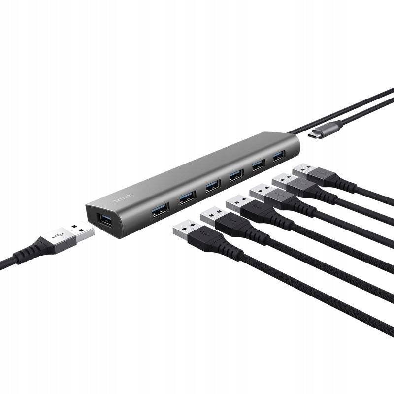TRUST HALYX 7 PORT USB HUB Manufacturer Trust