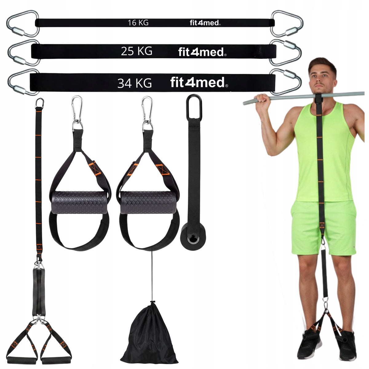 TRX CROSSFIT EXERCISE BANDS EXERCISE BELTS ACCESSORIES FIT4MED Brand Fit4Med