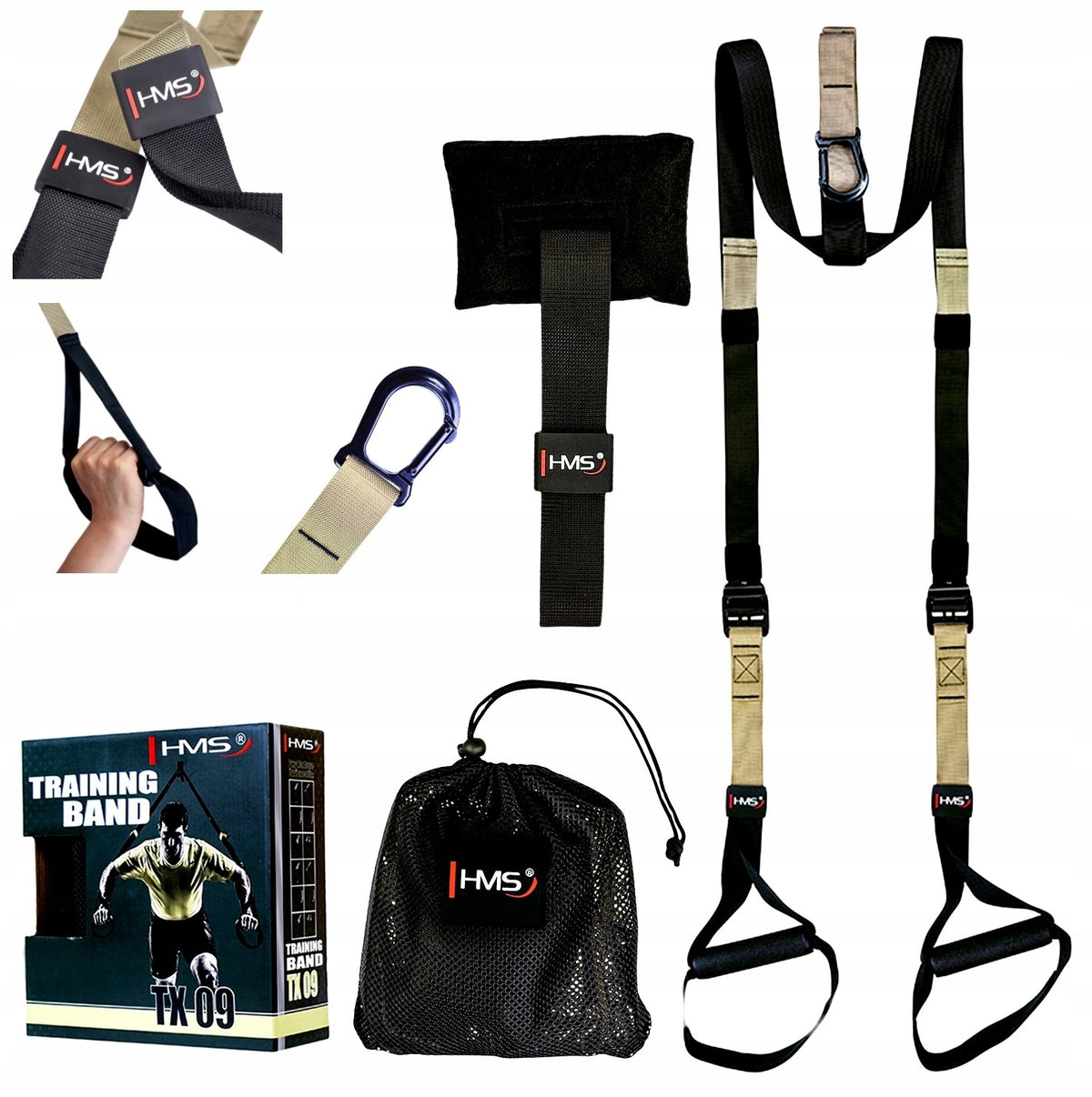 TRX TRAINING BANDS FOR CROSSFIT EXERCISES 250KG PROFESSIONAL FITNESS BELTS