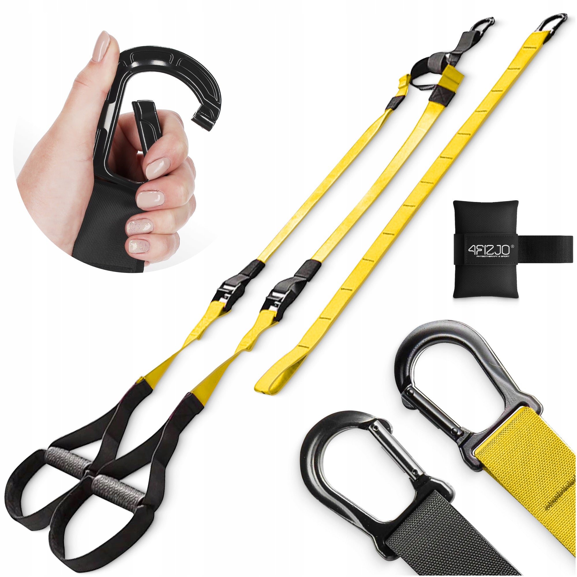 TRX TRAINING BELTS FOR EXERCISE TRAINING CROSSFIT FITNESS HANDLE 250 KG