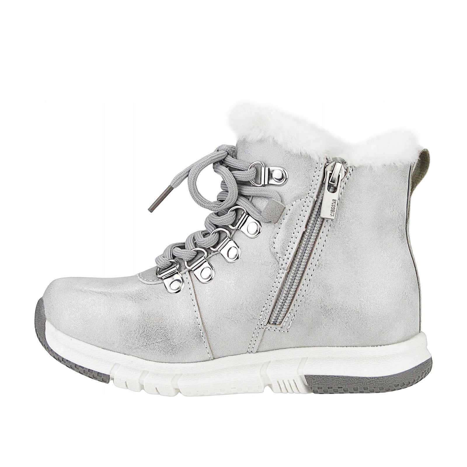 Winterstiefel für Kinder Big Star 10698-10, grau 