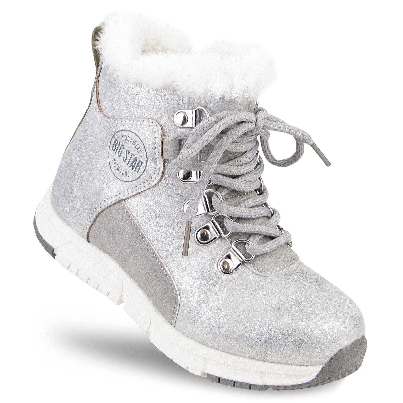 Winterstiefel für Kinder Big Star 10698-10, grau 