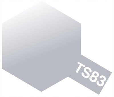 Sprühfarbe Tamiya TS-83 Metallic Silber, 100 ml 