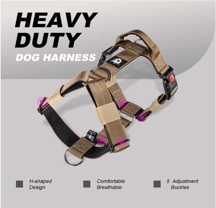 TSPRO adjustable dog harness with handle, max 60kg Manufacturer code B0BPSRP1ZR