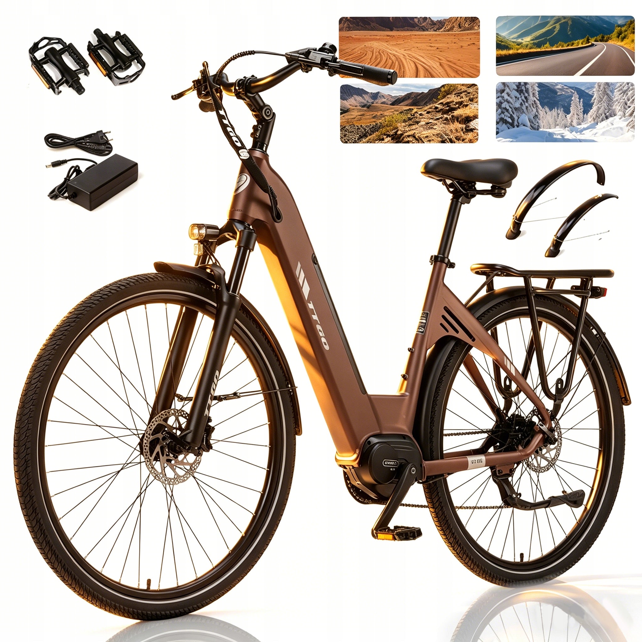 TTGO C7 SE City electric bike 36V 18Ah 130HP Shimano 2026 New