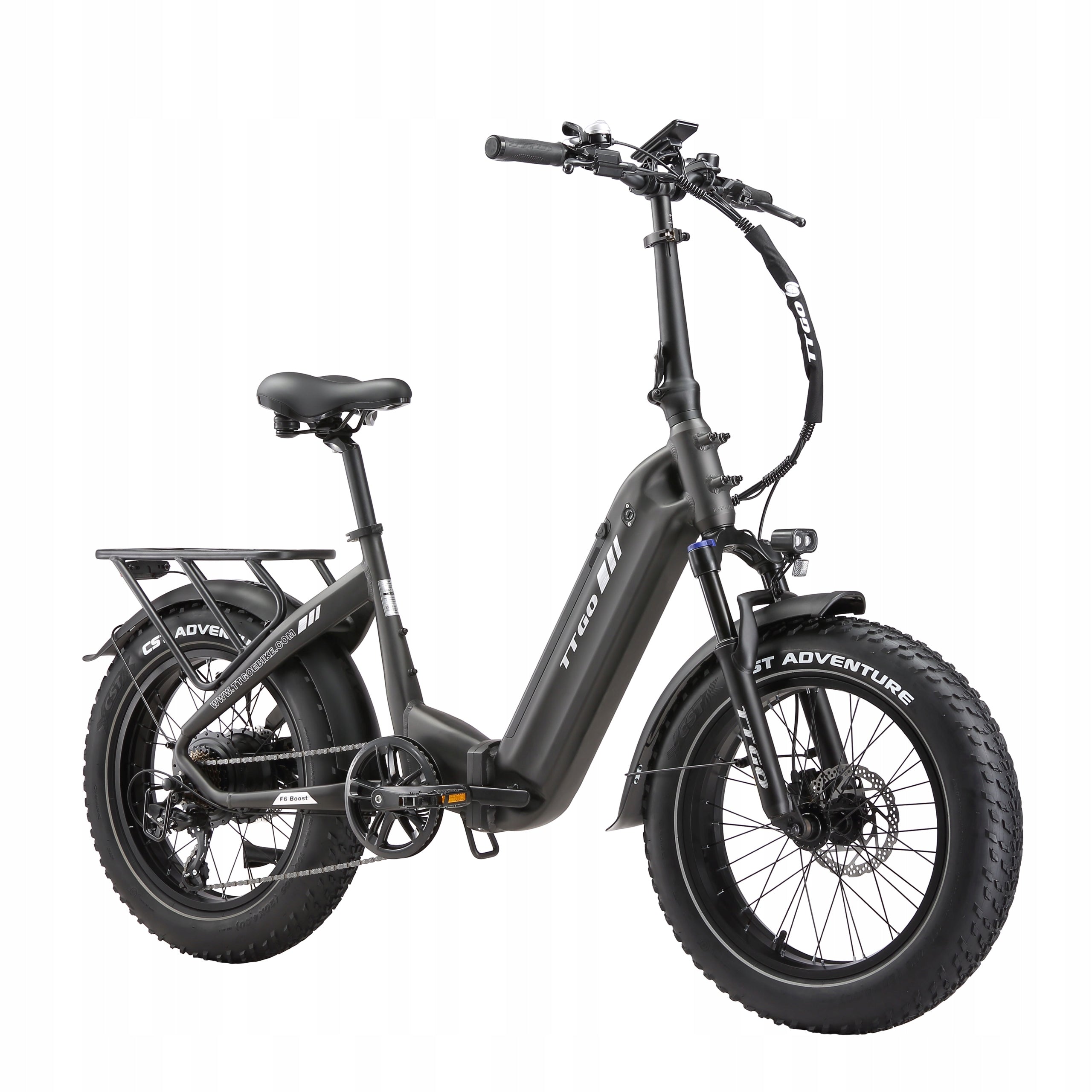 TTGO F6 Boost Electric City Bike 250W 48V18AH 25KM/H 140KM 20" 70NM Folding Packaging status original