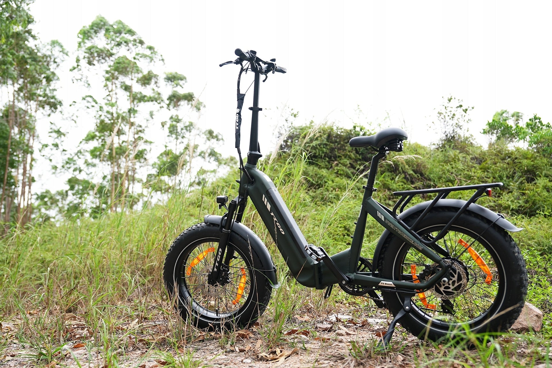 TTGO F6 Boost Folding Electric Bike 250W 18AH 25KM/H 140KM 70Nm 20" EU Foldability partially assembled, calibrated