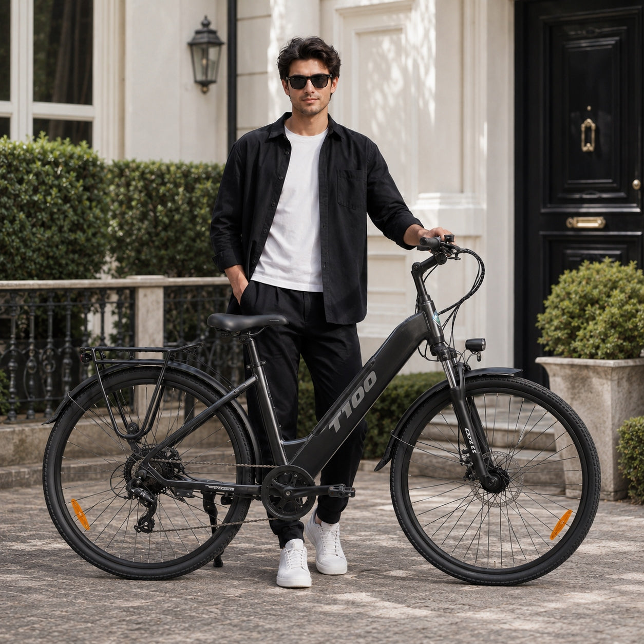 TTGO HZ-28ST EBIKE 250W 36V20Ah 120KM 28'' Women's/Male Electric Bikes Foldability self-assembly, adjustable