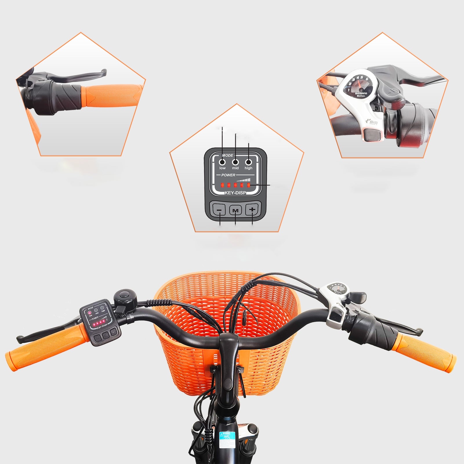 TTGO YY-26ST Women's/Men's Electric Bike 250W 25KM/H 36V 14.5Ah 26 inches Maximum rated power electric bike (under 250W)