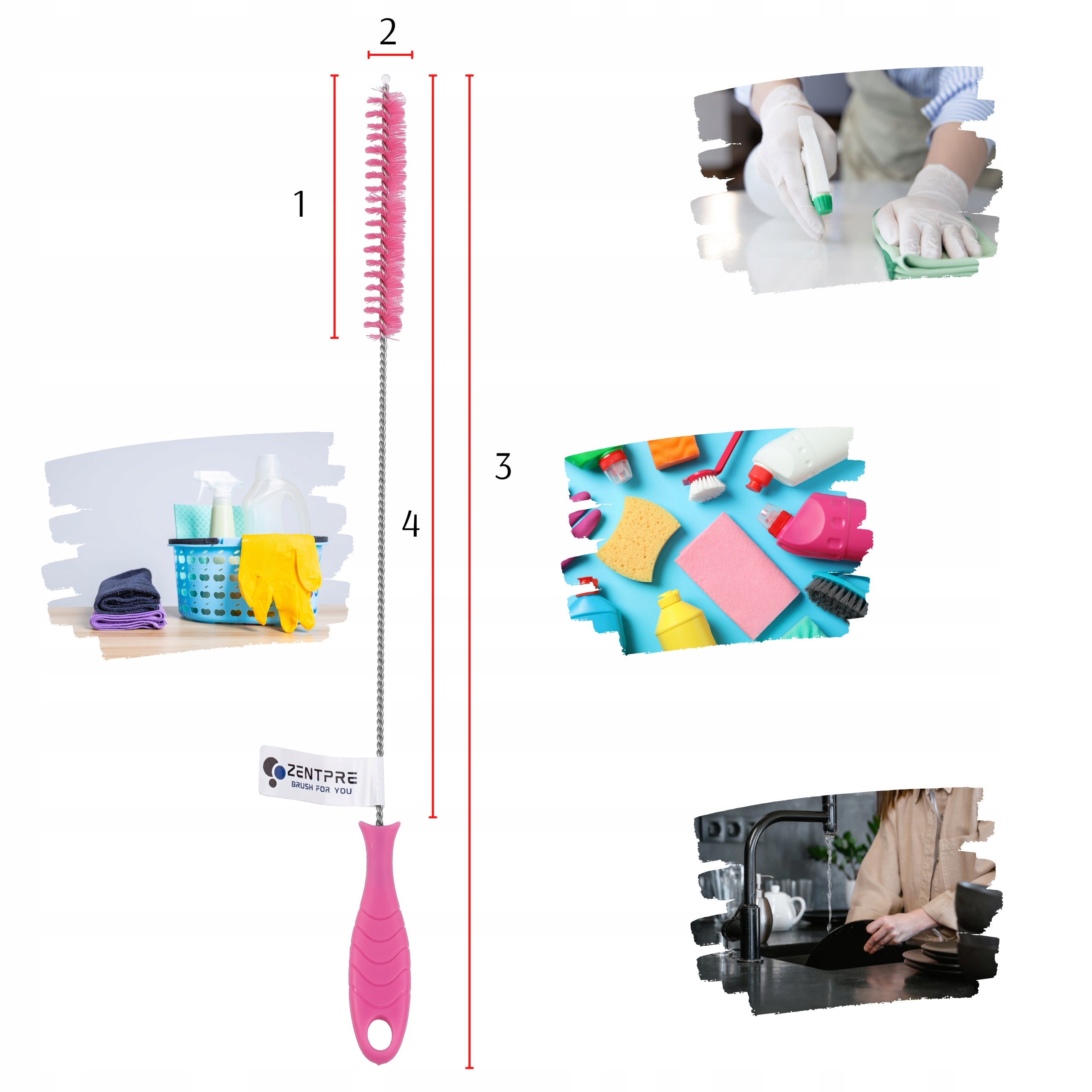 TUBE STRAW CLEANING BRUSH Packaging status original