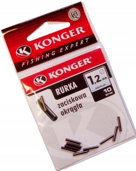 TUBES TERMINAL BUSHINGS ROUND 1,2mm KONGER 10pcs