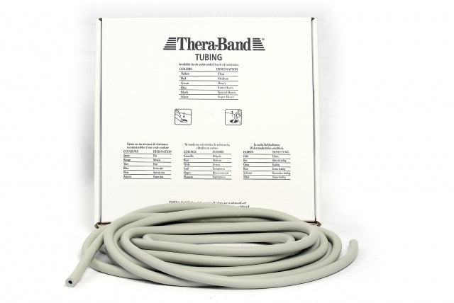 TUBING REHABILITATION STRAP THERA-BAND 7,5 SILVER GREY