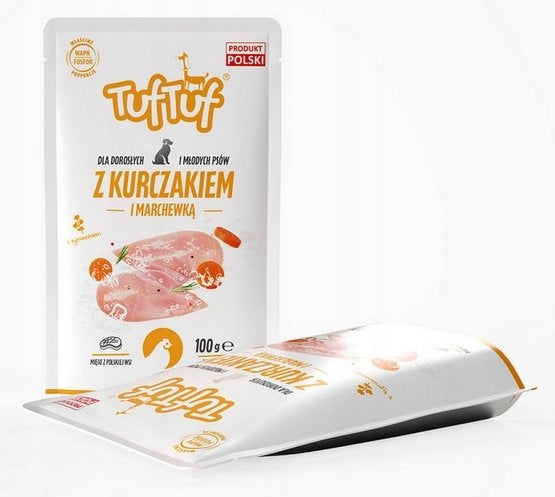 TUF TUF Dog sachet Chicken with Carrot 100g Manufacturer code 5903802473025