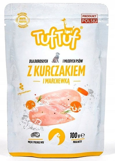 TUF TUF Dog sachet Chicken with Carrot 100g
