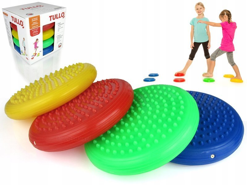 TULLO Sensory discs 4 pieces EXERCISE TRAINING BALANCE TRACK REHA