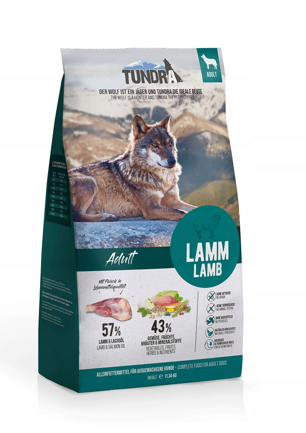 TUNDRA DOG DRY MONOPROTEIN DOG FOOD LAMB 11,34KG