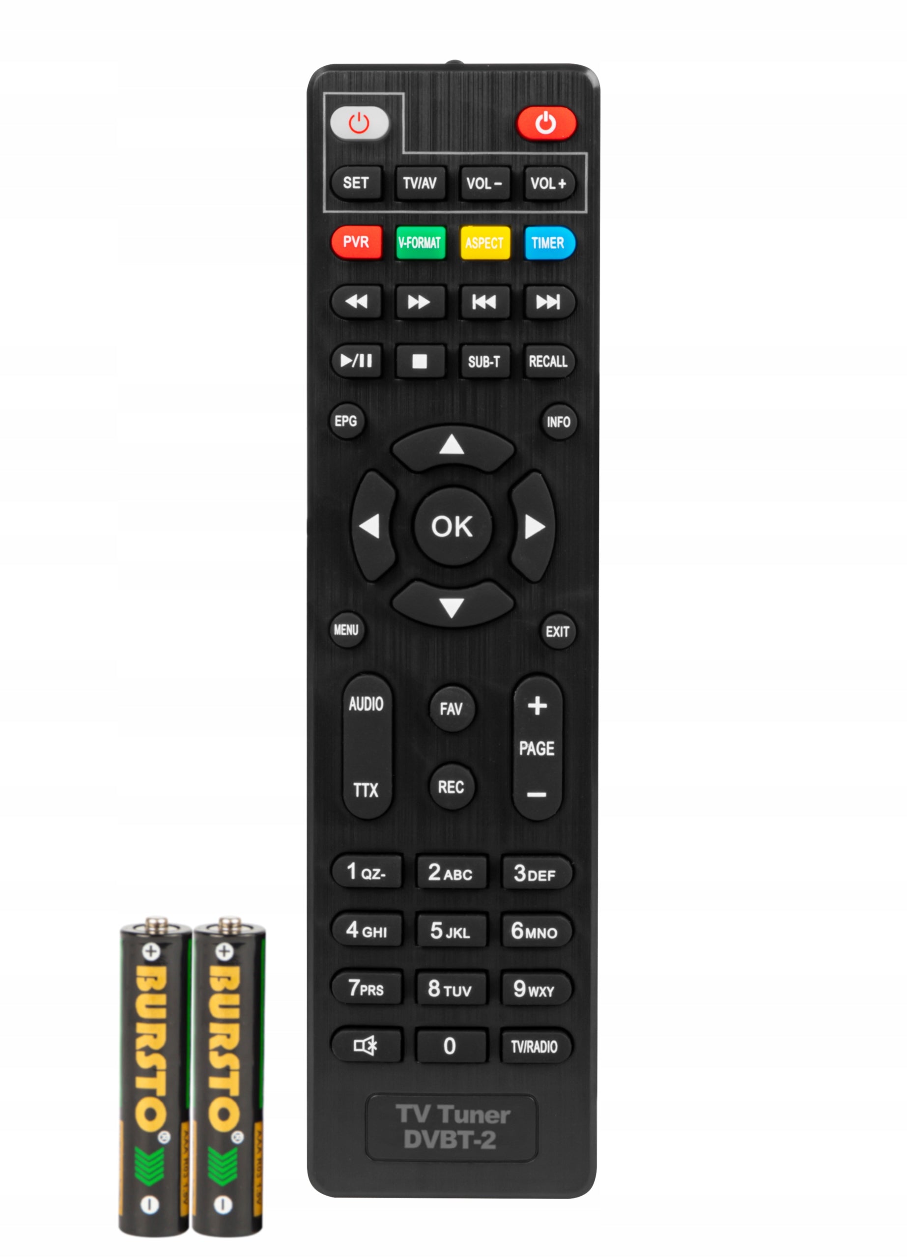 TUNER DECODER DVB-T2 TV TERRESTRIAL FULL HD HDMI USB REMOTE CONTROL BATTERIES SET EAN (GTIN) 5900804148944