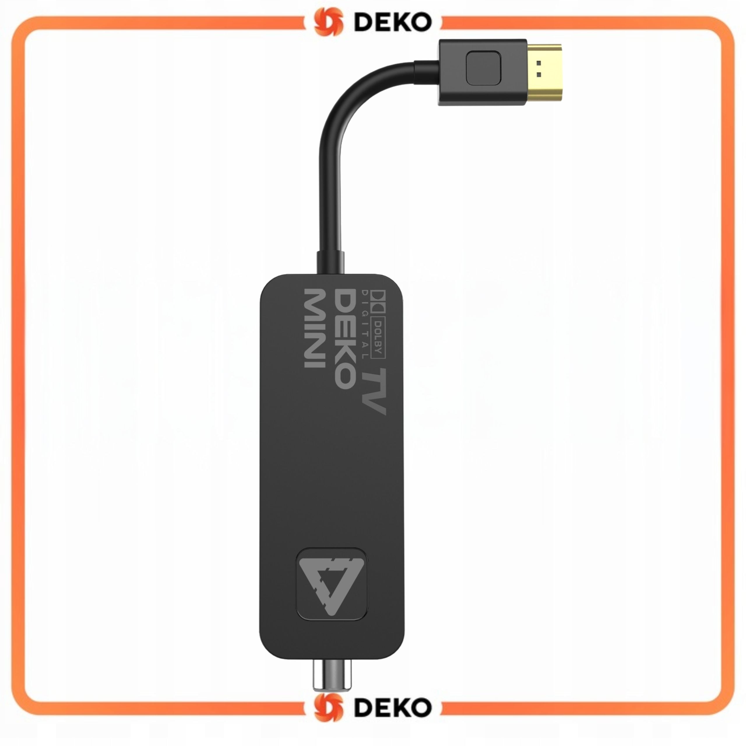 TUNER DECODER DVB-T2TV TERRESTRIAL DEKO TV MINI HEVC HDMI REMOTE RECORDING Packaging status original