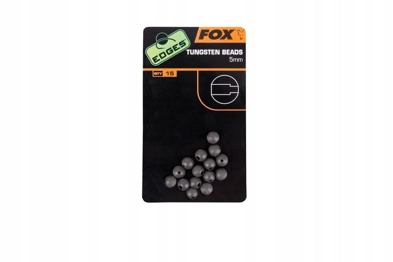 TUNGSTEN BEADS FOX EDGES 5mm