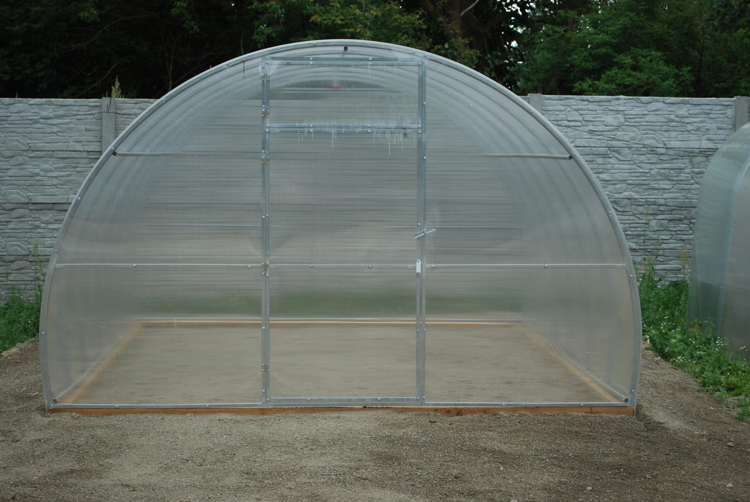 TUNNEL GREENHOUSE 3x8 WITH POLYCARBONATE 3 MM "ALISTAN 20X20" + 3 FREEBIES!!! Width 3.26 m