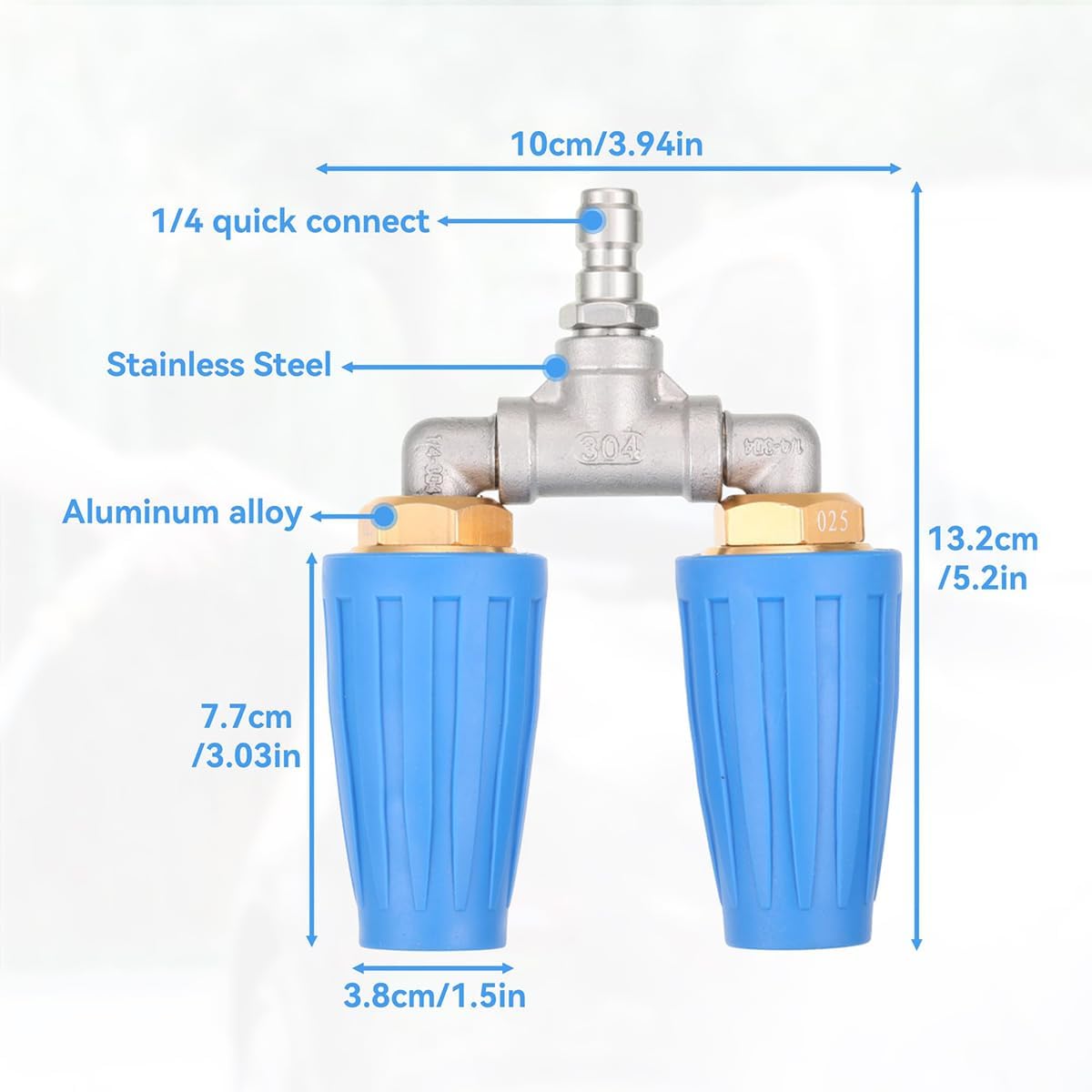 TURBO NOZZLE DOUBLE ROTATION PRESSURE WASHER 4000 PSI 1/4 QUICK CONNECTOR Brand no brand