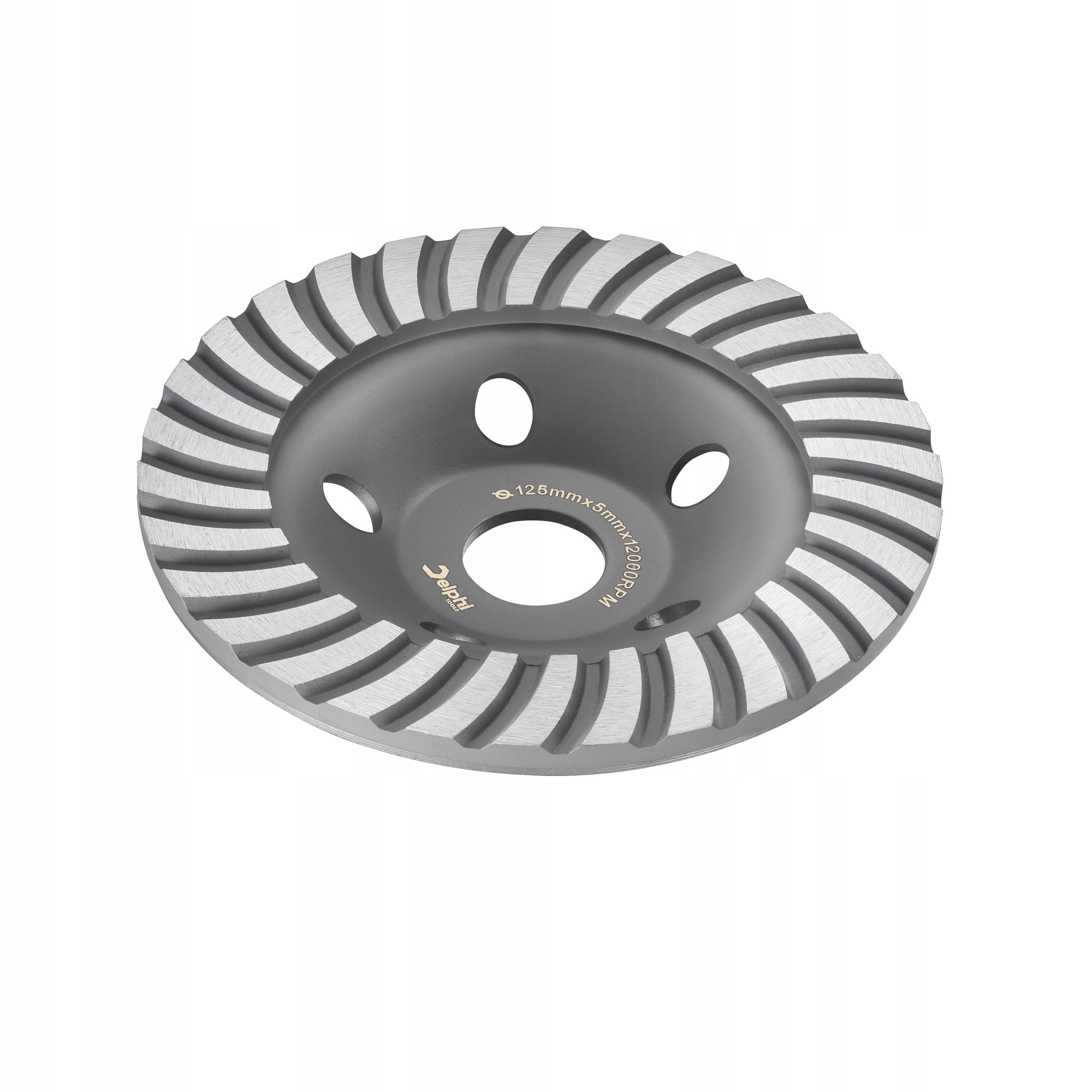 TURBO POT DIAMOND BLADE FOR GRINDING GRANITE CONCRETE 125mm 5mm Manufacturer code Garnkowa Tarcza do Szlifowania Marmuru 125 mm