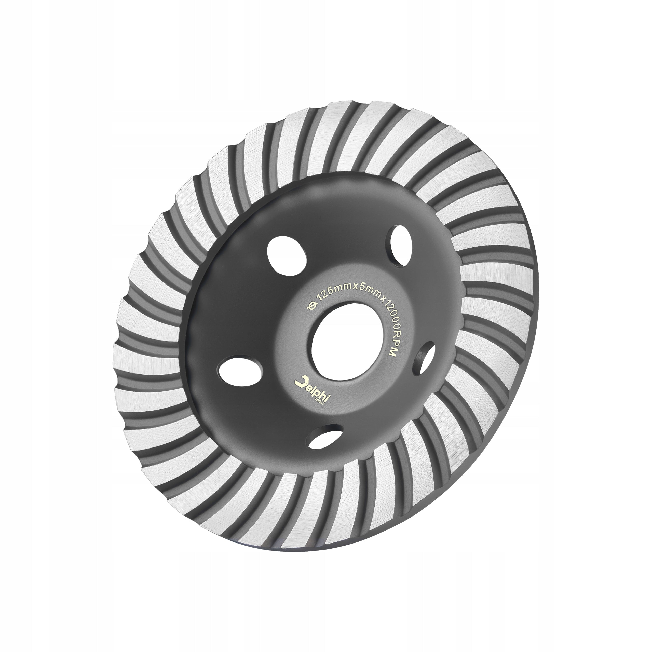 TURBO POT DIAMOND DISC FOR GRINDING GRANITE CONCRETE 125mm 5mm Disc type cutting