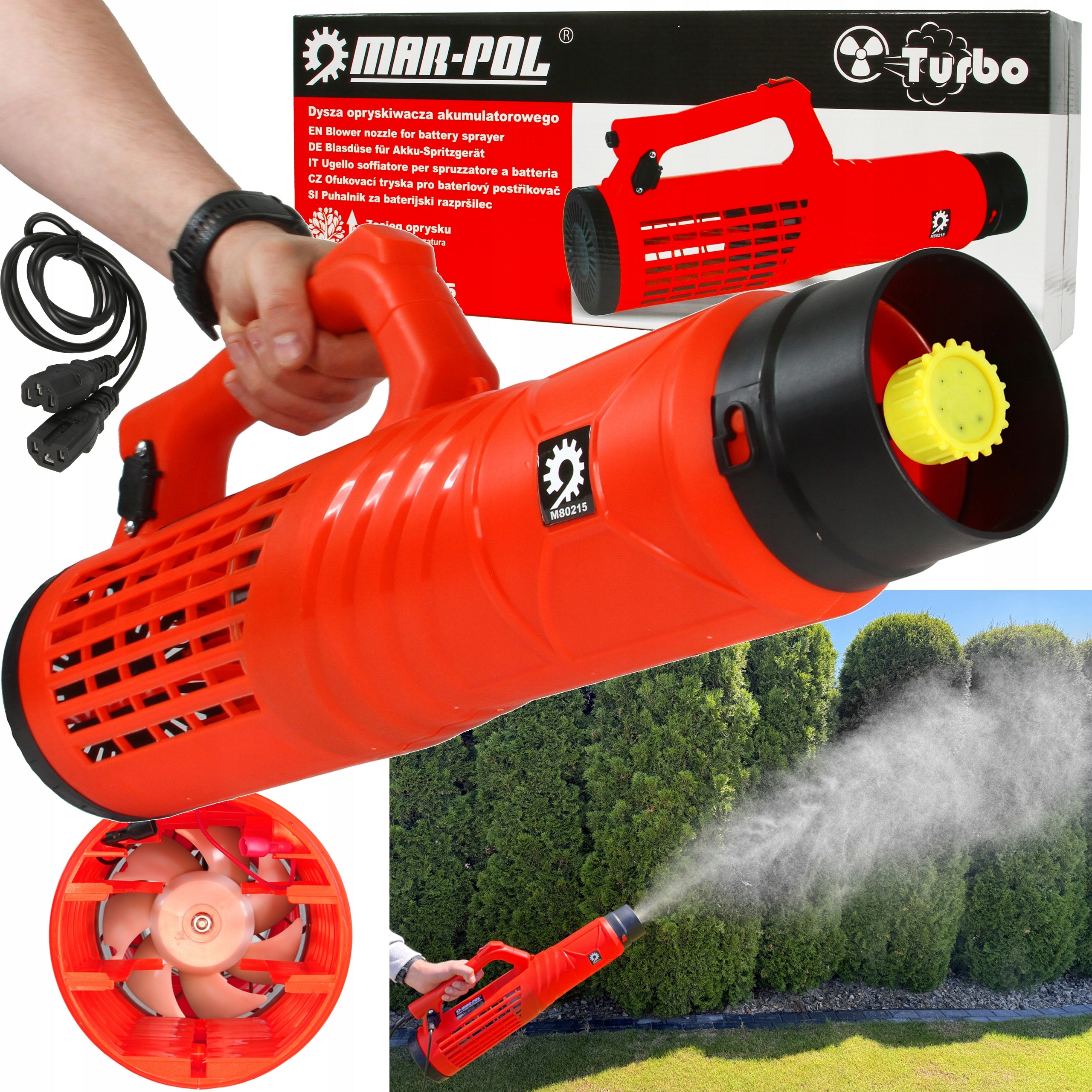 TURBO SPRAY NOZZLE SPRAYER FOGGER ELECTRIC SPRAYER