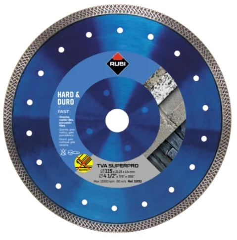 TURBO VIPER TVA 125 SUPERPRO 31933 RUBI TVA125 dry saw blade