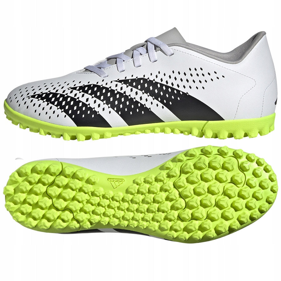 Fußballschuhe Adidas Predator Accuracy.4 TF, Größe 40, grau/grün 