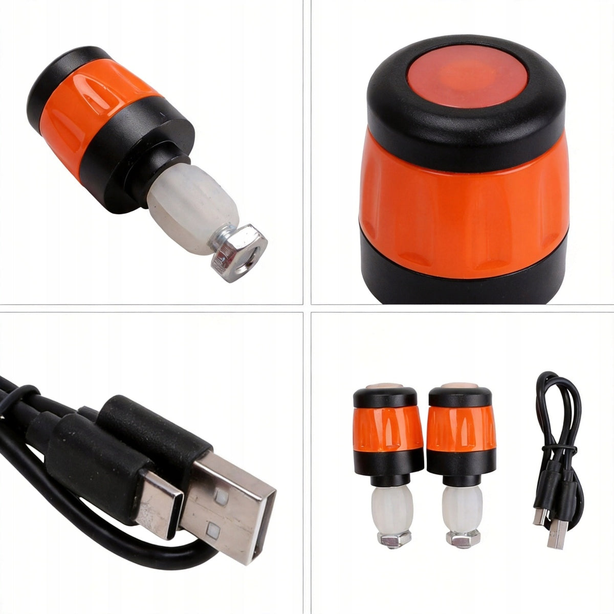 TURN SIGNALS BIKE LIGHT LED SIGNALING BLINKERS Color multicolor