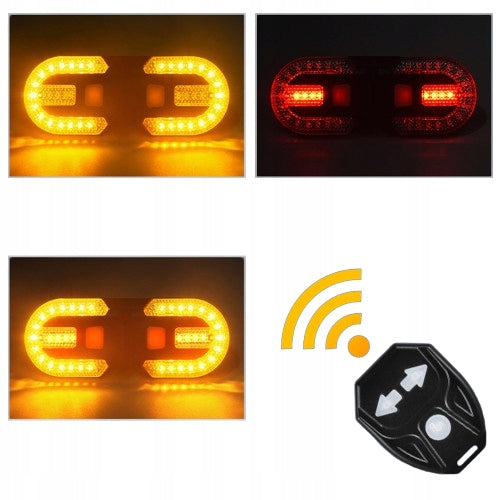 TURN SIGNALS FOR BIKE DIRECTION BICYCLE LIGHT REAR USB BEACON Light source LED