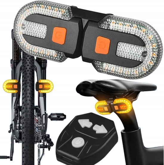 TURN SIGNALS FOR BIKE DIRECTION BICYCLE LIGHT REAR USB BEACON