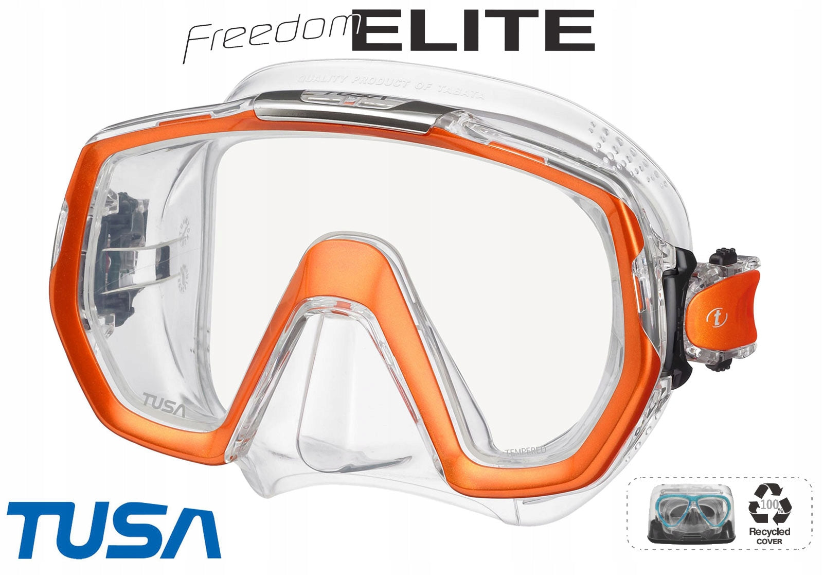 TUSA DIVING MASK M1003 EO FREEDOM ELITE orange