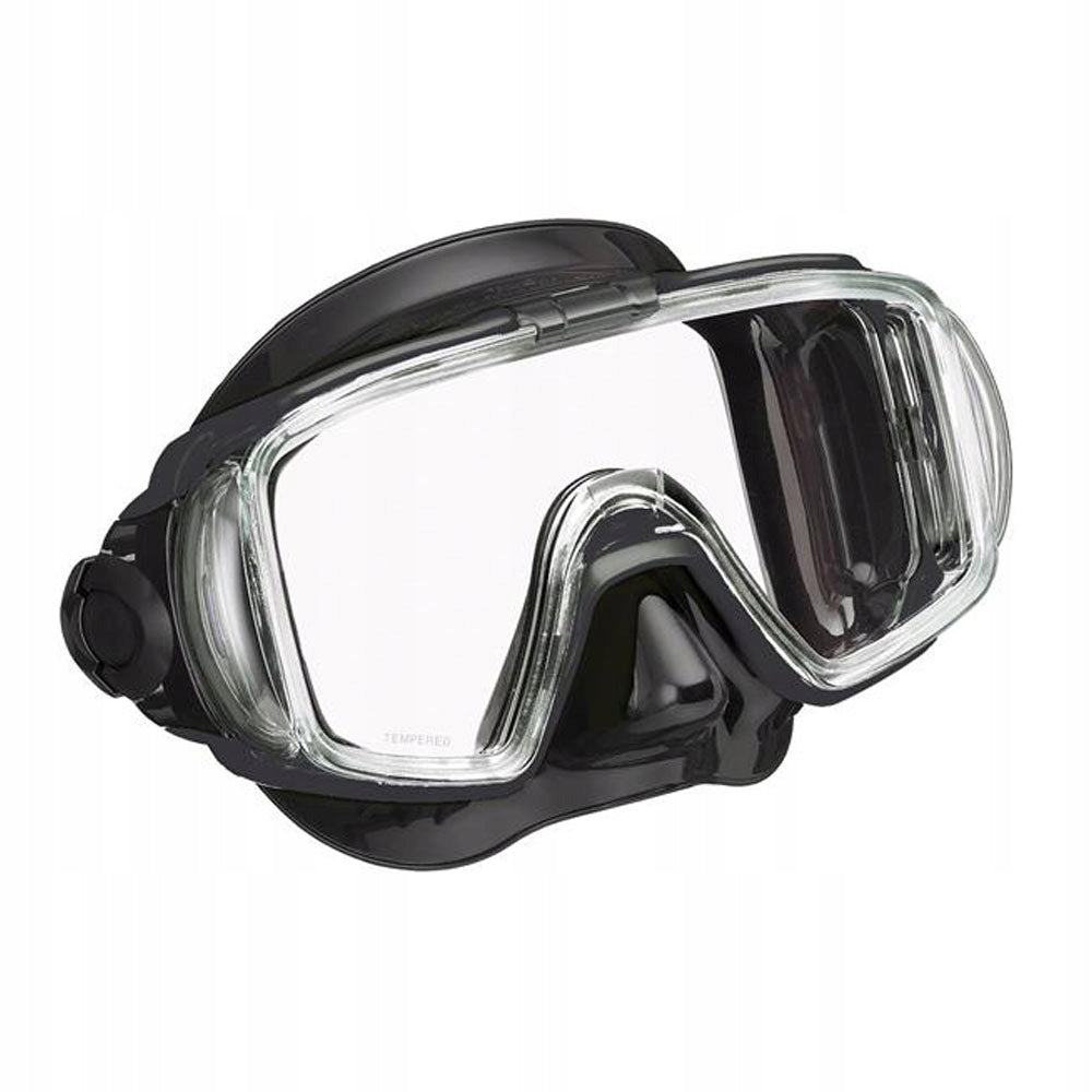 TUSA DIVING SET mask VISIO + snorkel DRY VALVE UC3125 BK Packaging status original