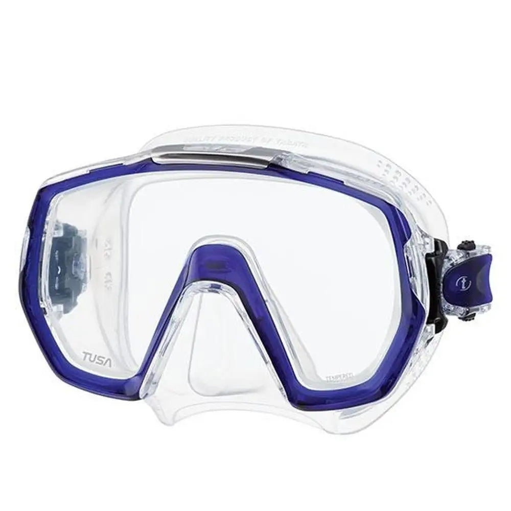 TUSA Elite CBL M-1003 diving mask LIKE NEW Color blue