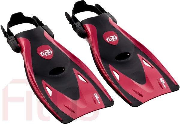 TUSA Snorkeling set VISIO TRI-EX Mask Pipe Fins M 36-42 RED Model MASK, SNORKEL, FIN TRAVEL PRO SET MDR M 36-42
