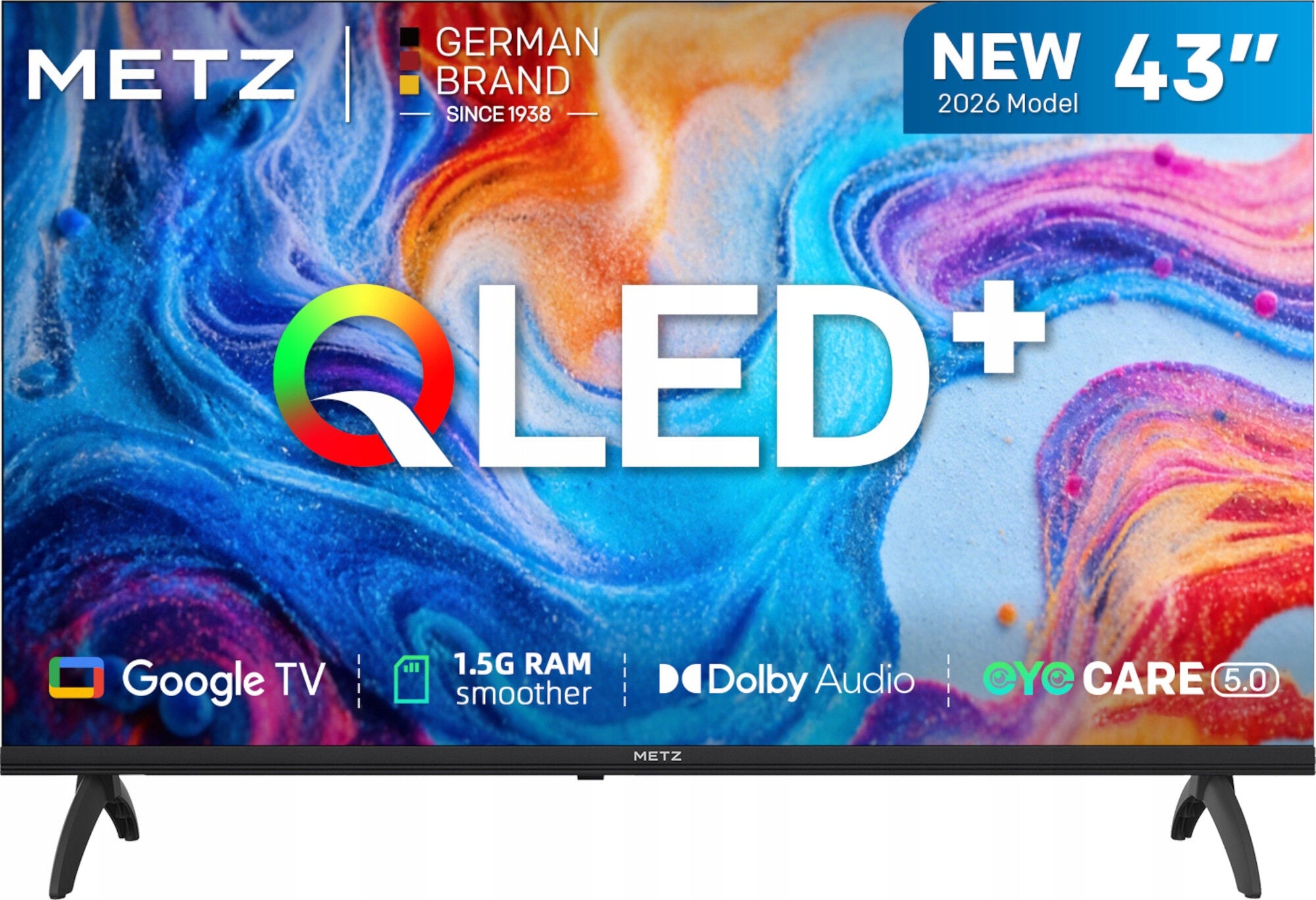 TV 43" QLED Metz 43MQH7030Z Full HD Dolby Digital DVB-T2