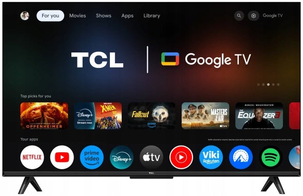 TV 43" TCL 4K Ultra HD Google TV 43P6K New