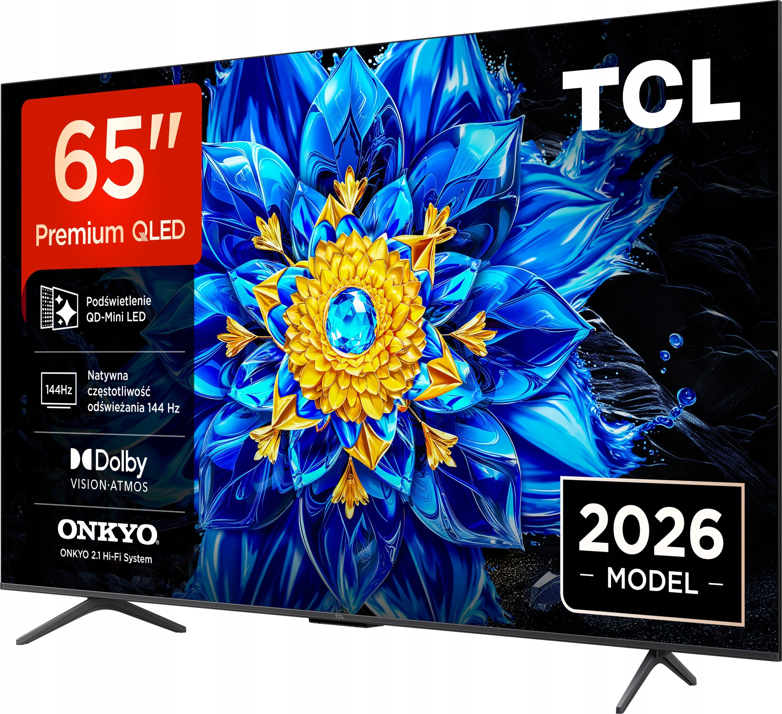 TV 65" TCL 65P8L QD-Mini LED 4K Ultra HD 144 Hz Google TV New Packaging status original