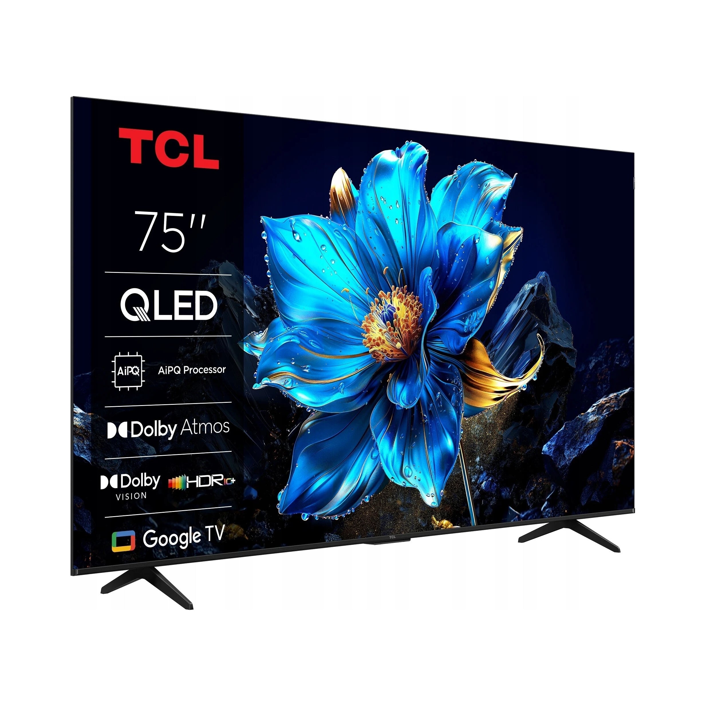 TV 75" TCL 75P79K QLED 4K UHD Google TV Dolby Atmos DVB-T2 New Manufacturer code 75P79K