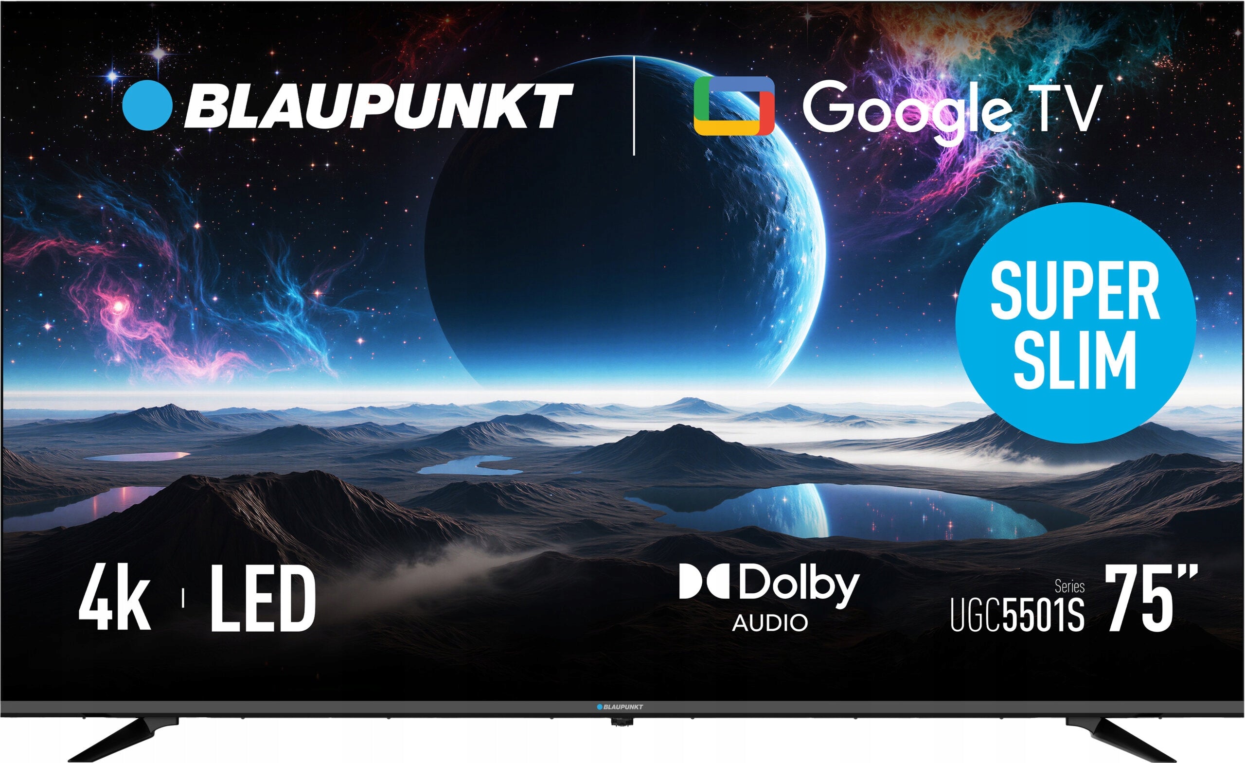 TV BLAUPUNKT 75UGC5501S 75" LED 4K Google TV Manufacturer code 75UGC5501S