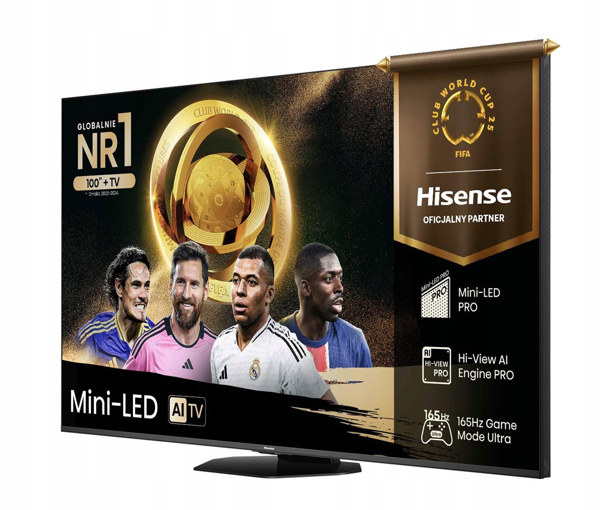TV HISENSE 55U8Q 55" Mini LED 165 Hz 4K Dolby Vison Atmos Brand Hisense