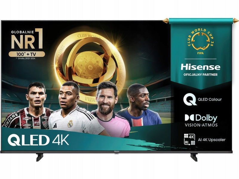 TV HISENSE 58E79Q 58" QLED 4K VIDAA Dolby Atmos Black TV type QLED